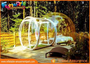 Transparent Igloo Dome Tent / 0.6mm PVC Tarpaulin Inflatable Bubble Tent