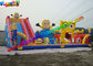 Water - Proof  Minion & Spongebob Inflatable Amusement Park With PVC Vinyl