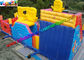 Water - Proof  Minion & Spongebob Inflatable Amusement Park With PVC Vinyl