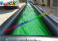 50m Single Lane Inflatable Water City Slides , Crazy Inflatable Splash Wet Slide