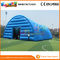 Yellow And Blue Tennis Field Inflatable Party Tent / Air Cover Inflatable Tennis Court Enclosure