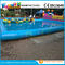 Customized Inflatable Water Pool / Swimming Pool With Paddle Boat CE Approval