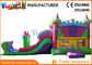 Kids Inflatable Bouncer Slide , 0.55mm PVC Tarpaulin Combo Castle