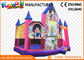 Pink or White Commercial Inflatable Bouncy Castle / Inflatable Jumping Bouncer
