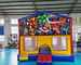 Mini Super Hero Jumping Inflatable Bouncy Castle Multi Color