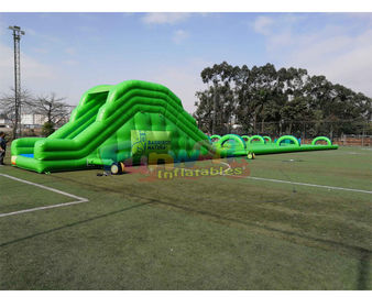 CE Outdoor Inflatable Water Slides 1000ft Long City Inflatable Slip And Slide For Adults