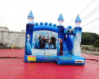 Frozen Inflatable Bouncer Slide Jumping Castle Combo 1 Year Guarantee