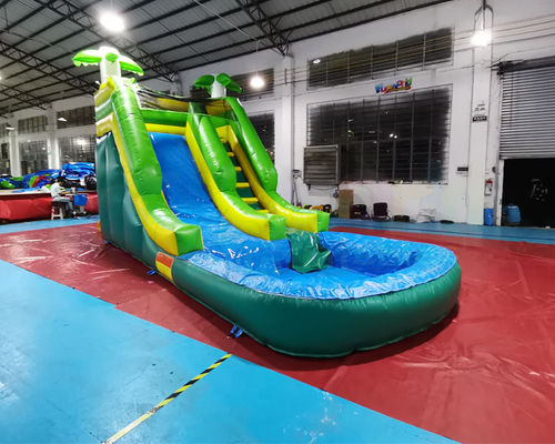 Playground Child Outdoor Inflatable Water Slides For Advertisement