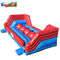 Blue And White Combo Pvc Inflatable Bounce House For Children ROHS