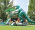 Playground Dinosaur Inflatable Bouncer Slide Quadruple Stitching