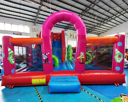 اسلاید قلعه فنس بامبو Bounce House Combo تفریحی پارک تفریحی